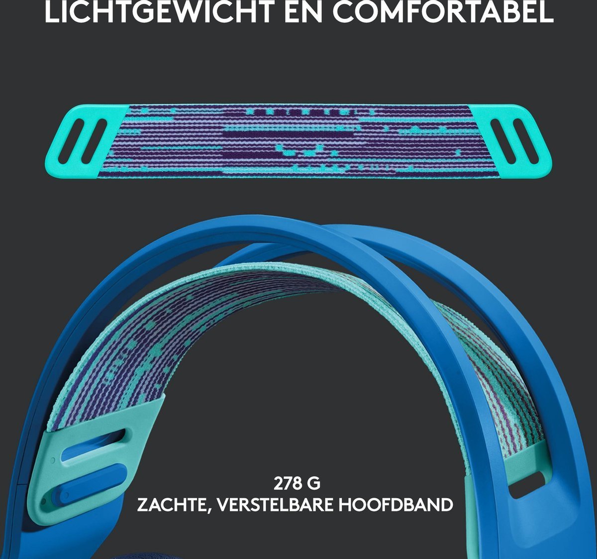 Logitech G733 LIGHTSPEED Draadloze Gaming Headset Blauw voor PS5, PS4 & PC met DTS Surround - MR commerce
