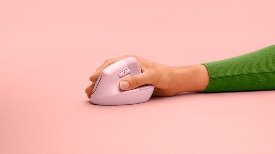 Logitech Lift Verticale Ergonomische Muis Rechtshandig Roze - MR commerce