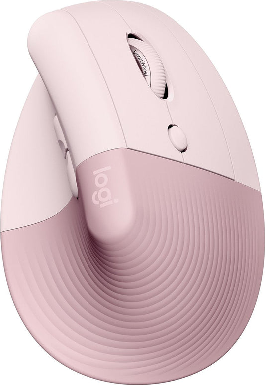 Logitech Lift Verticale Ergonomische Muis Rechtshandig Roze - MR commerce