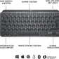 Logitech MX Keys Mini Draadloos Verlicht Toetsenbord Grafiet Duits QWERTZ - MR commerce