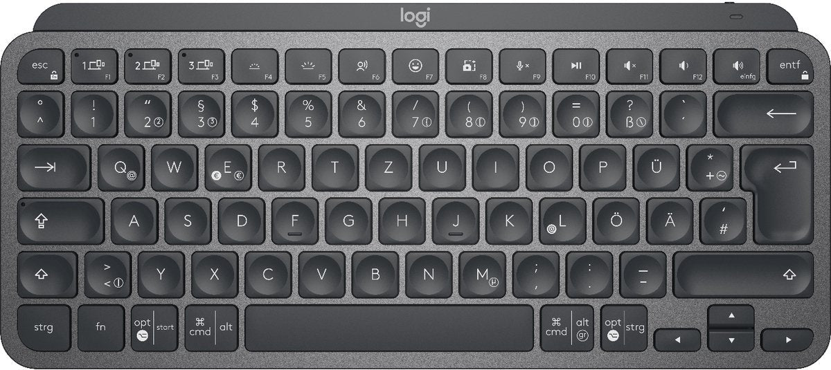 Logitech MX Keys Mini Draadloos Verlicht Toetsenbord Grafiet Duits QWERTZ - MR commerce