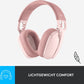 Logitech Zone Vibe 100 Draadloze Bluetooth Over - Ear Headset met Ruisonderdrukking Roze - MR commerce