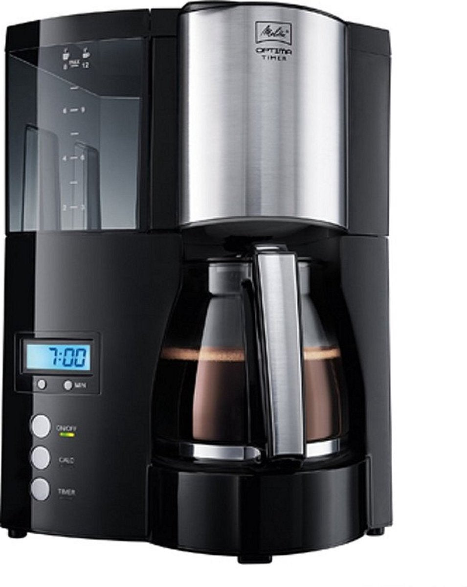 Melitta Optima Timer Filter-koffiezetapparaat met Programmeerbare Timer en Ontkalkingsprogramma - MR commerce