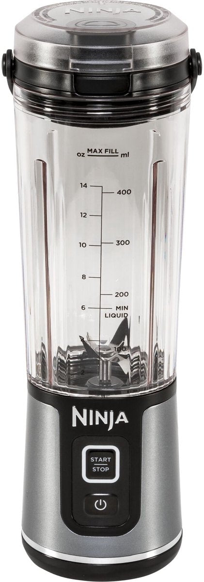 Ninja Blast Draagbare Mini - Blender Zwart - Krachtig, Oplaadbaar voor Smoothies en Shakes - MR commerce