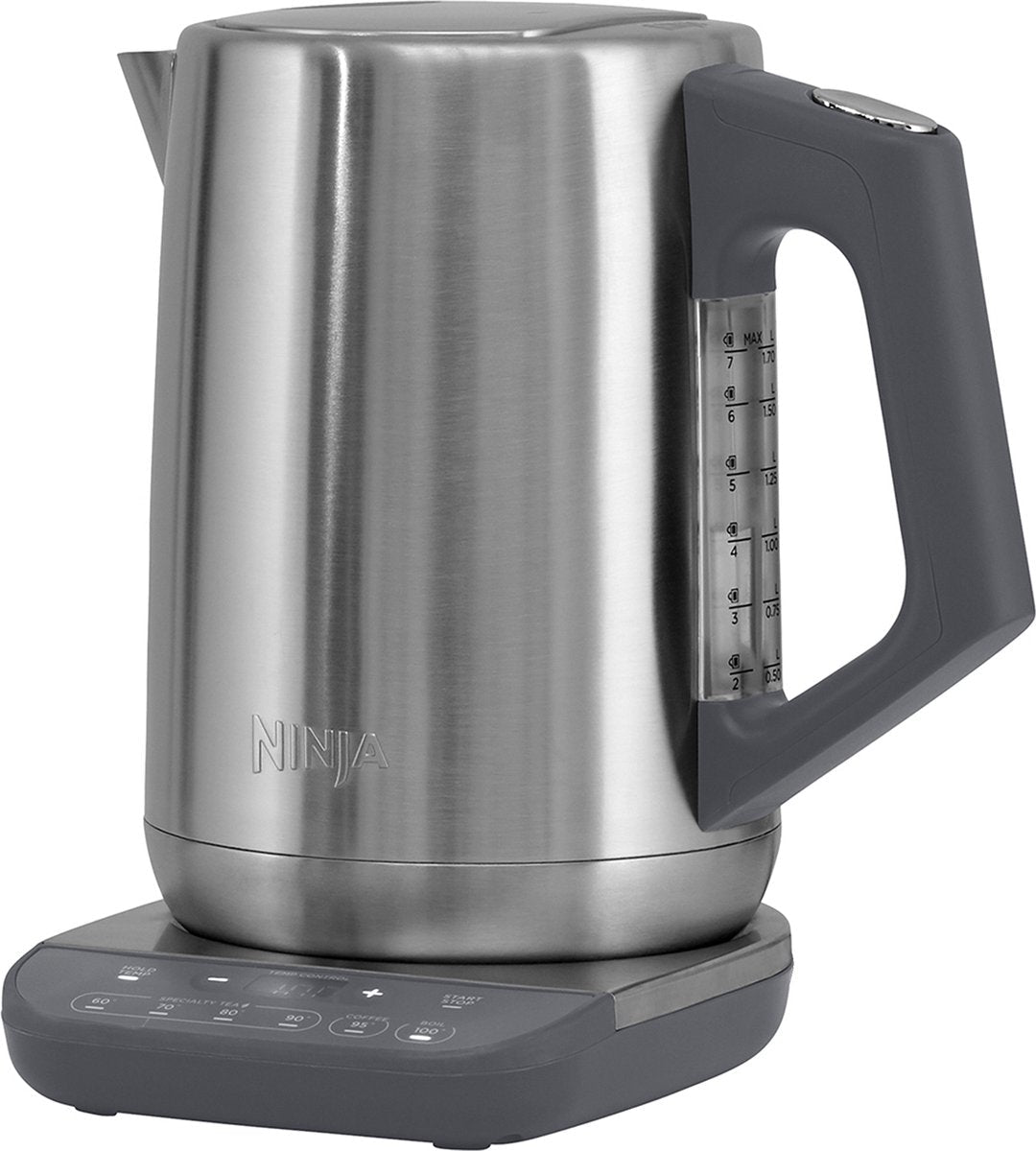 Ninja Foodi Luxe Waterkoker met Nauwkeurige Temperatuurregeling, Warmhoudfunctie, RVS, 1.7 Liter - MR commerce