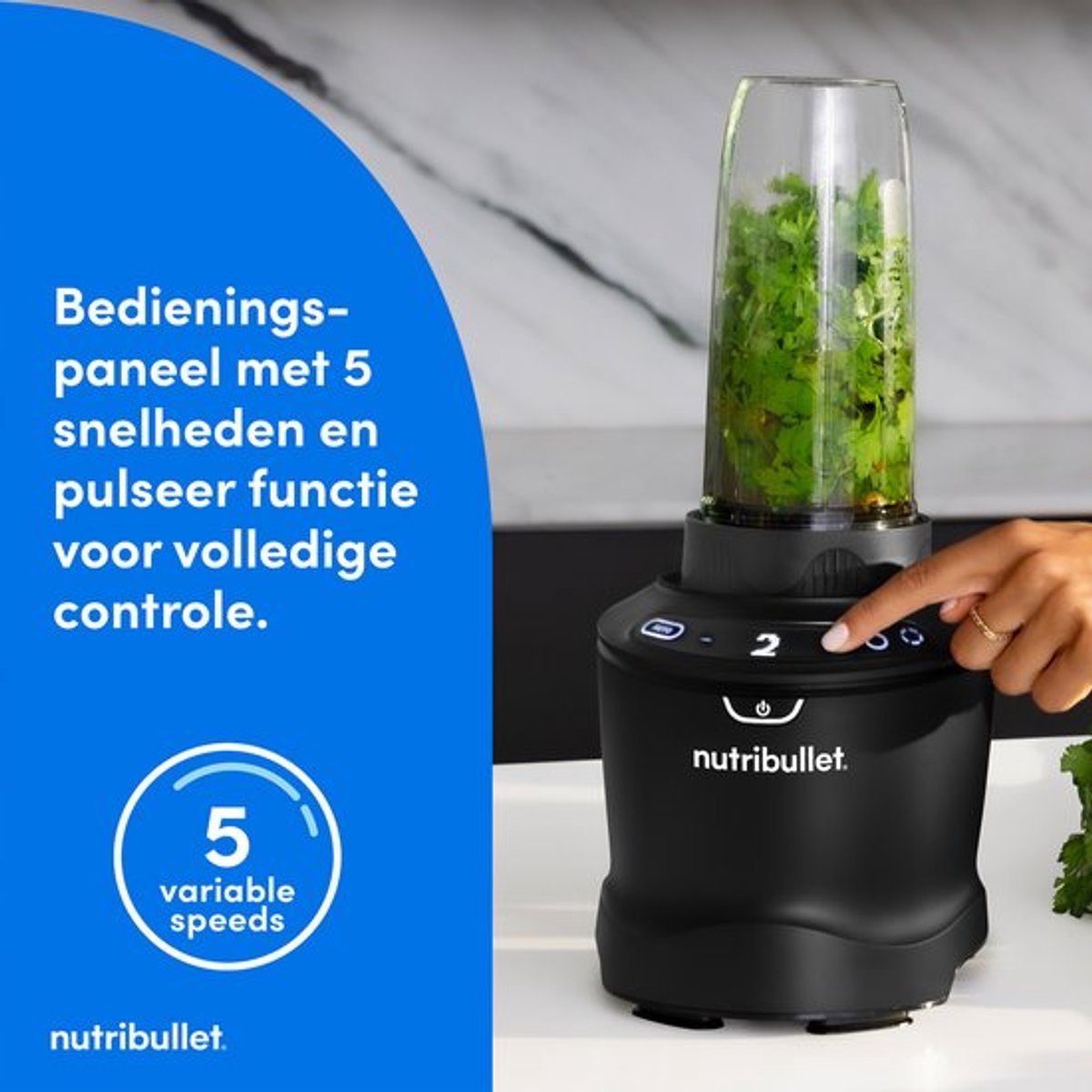 Nutribullet Smart Sense Combo Blender 1500W voor Warme Koude Bereidingen - MR commerce
