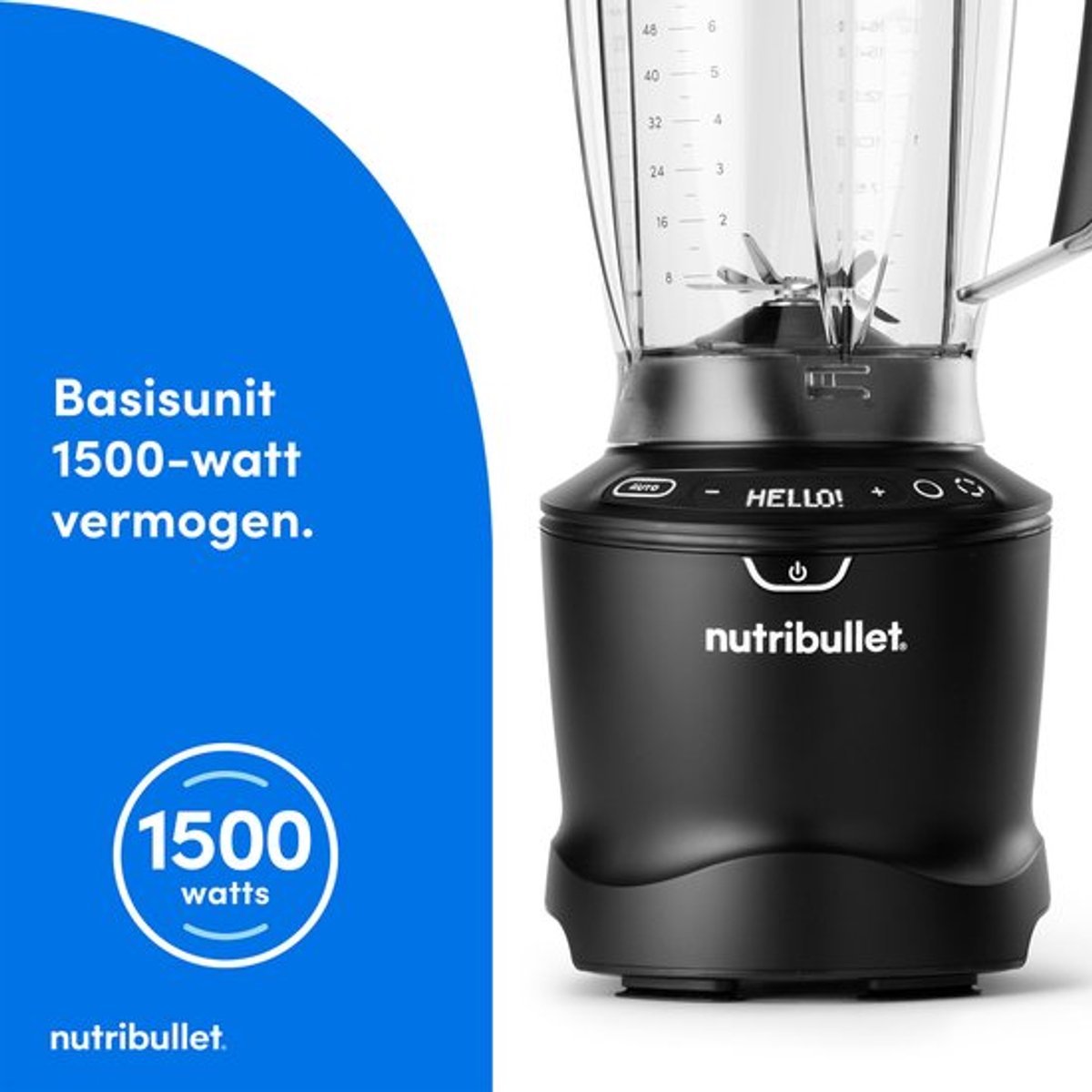 Nutribullet Smart Sense Combo Blender 1500W voor Warme Koude Bereidingen - MR commerce