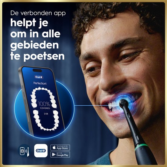 Oral-B iO 9 Elektrische Tandenborstel Zwart Bluetooth Magnetisch Etui - MR commerce