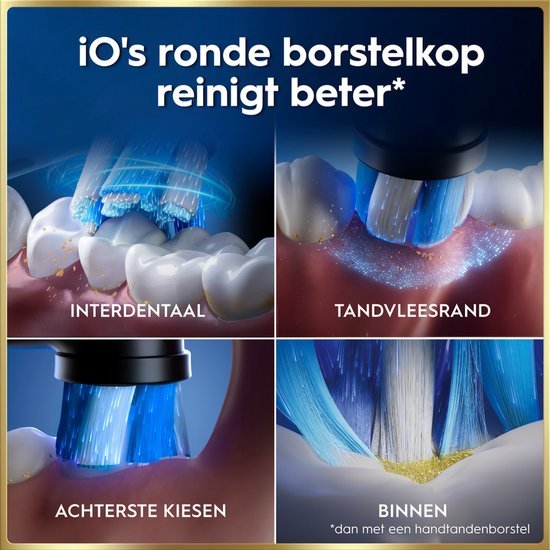 Oral-B iO 9 Elektrische Tandenborstel Zwart Bluetooth Magnetisch Etui - MR commerce