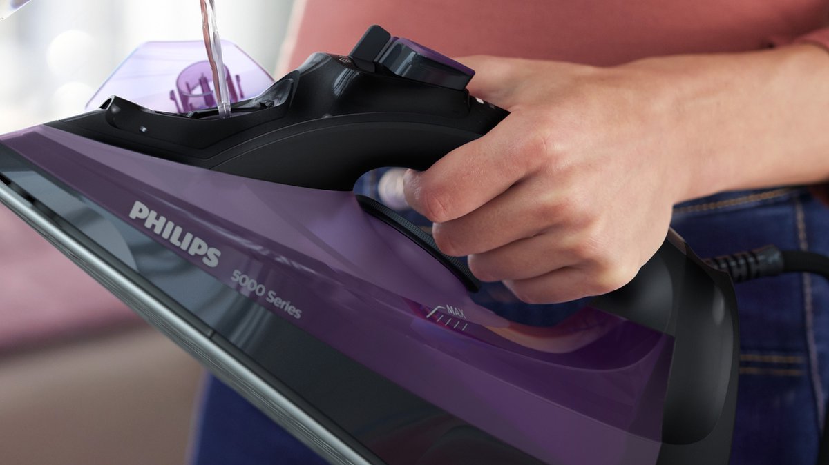 Philips 5000 Serie Stoomstrijkijzer 2400W SteamGlide Plus Zoolplaat DST5030/80 - MR commerce
