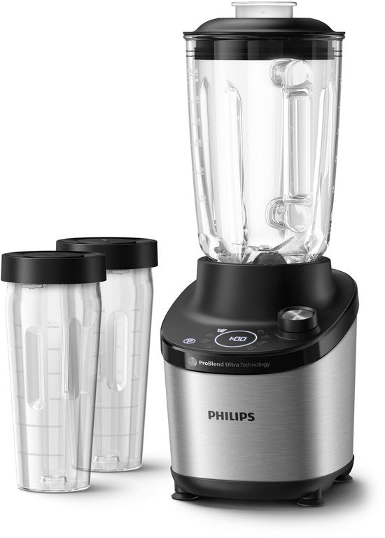 Philips 7000 Series High - Speed Blender HR3760/10 1500W Glazen Kan - MR commerce