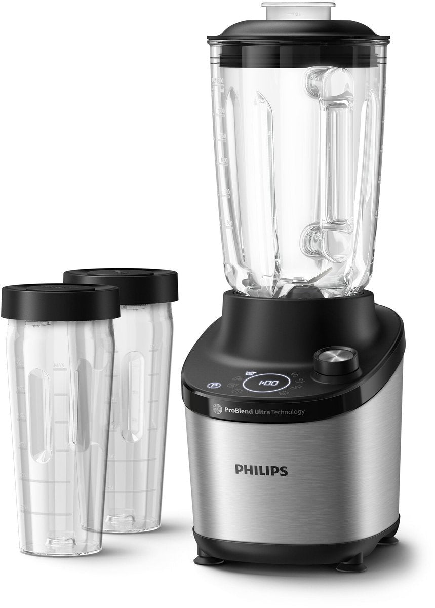 Philips 7000 Series High - Speed Blender HR3760/10 1500W Glazen Kan - MR commerce