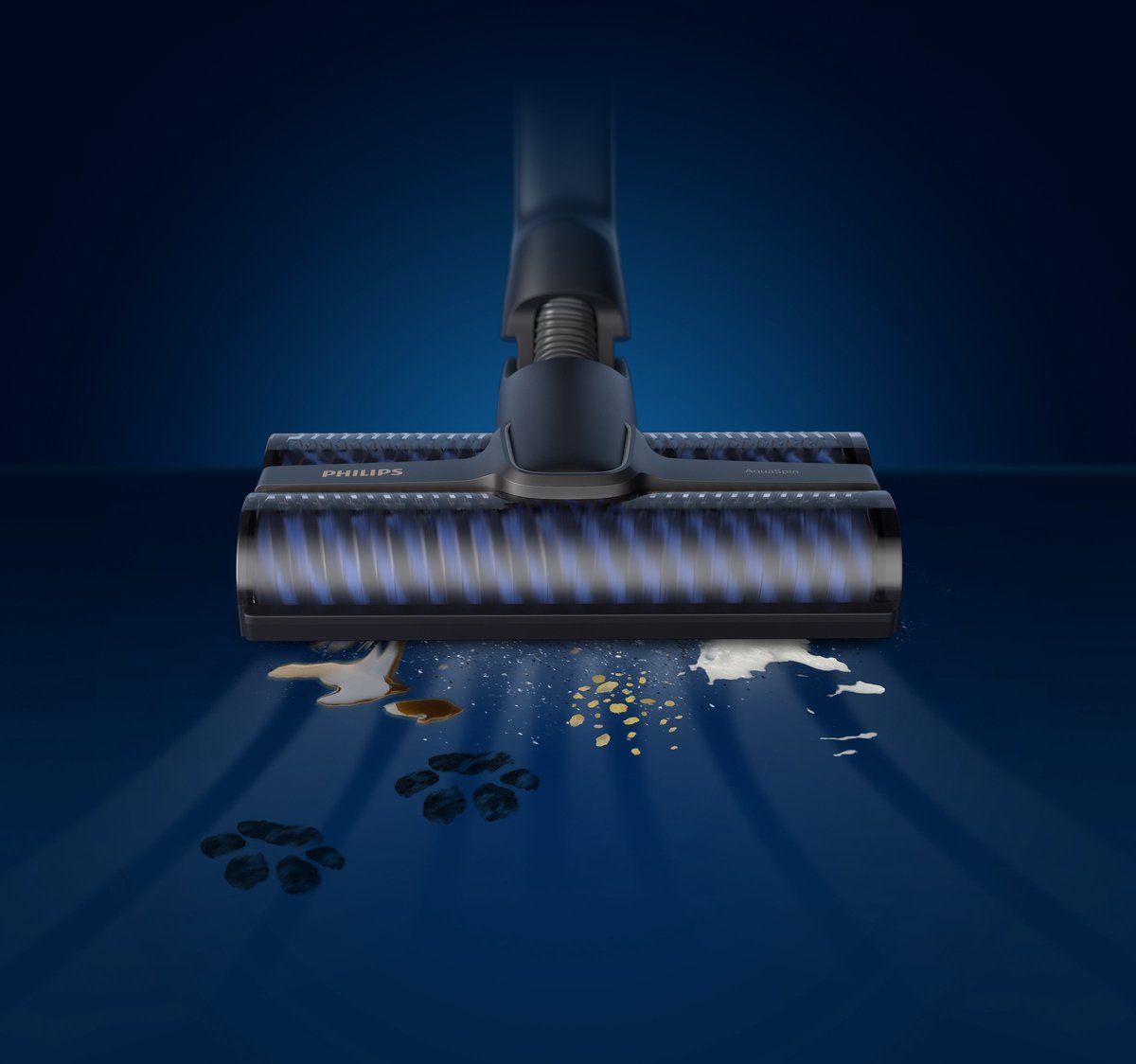 Philips AquaTrio 7000 XW7110/01 Draadloze Steelstofzuiger met Dweilfunctie Grijs - MR commerce