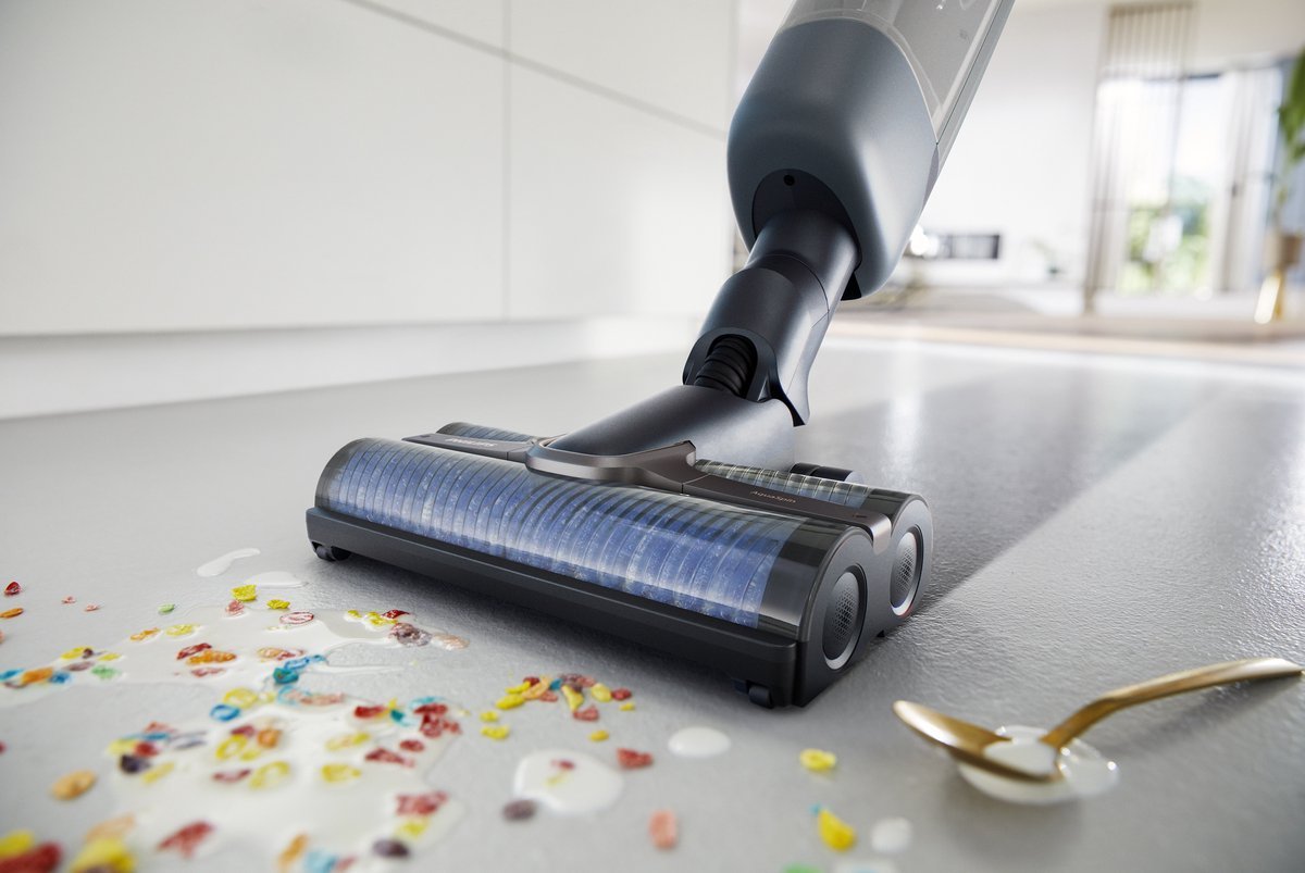 Philips AquaTrio 7000 XW7110/01 Draadloze Steelstofzuiger met Dweilfunctie Grijs - MR commerce