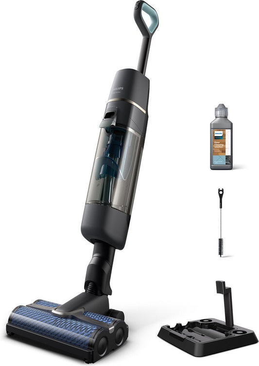 Philips AquaTrio 7000 XW7110/01 Draadloze Steelstofzuiger met Dweilfunctie Grijs - MR commerce