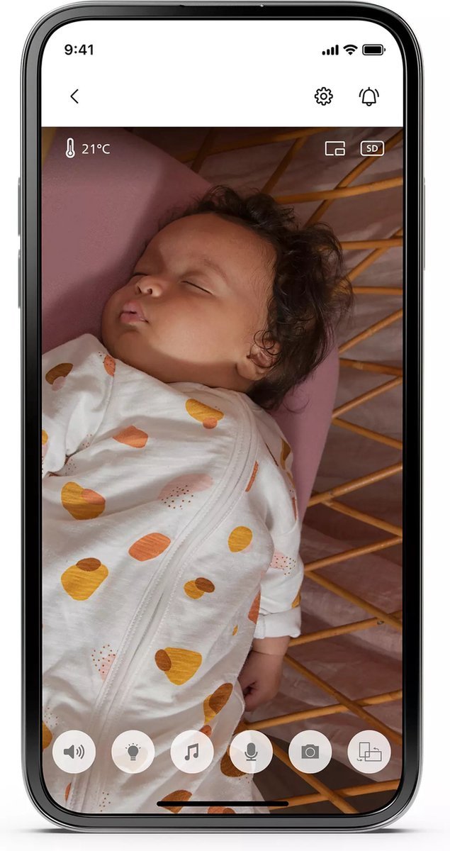 Philips Avent Connected Babycamera SCD643/26: HD Wifi Babyfoon met App, Veilig - MR commerce