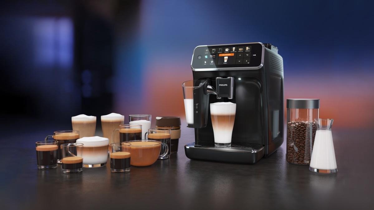 Philips LatteGo 5400 Volautomatische Espressomachine EP5441/50 - 12 Koffievarianten, Keramische Molens, Melksysteem - MR commerce