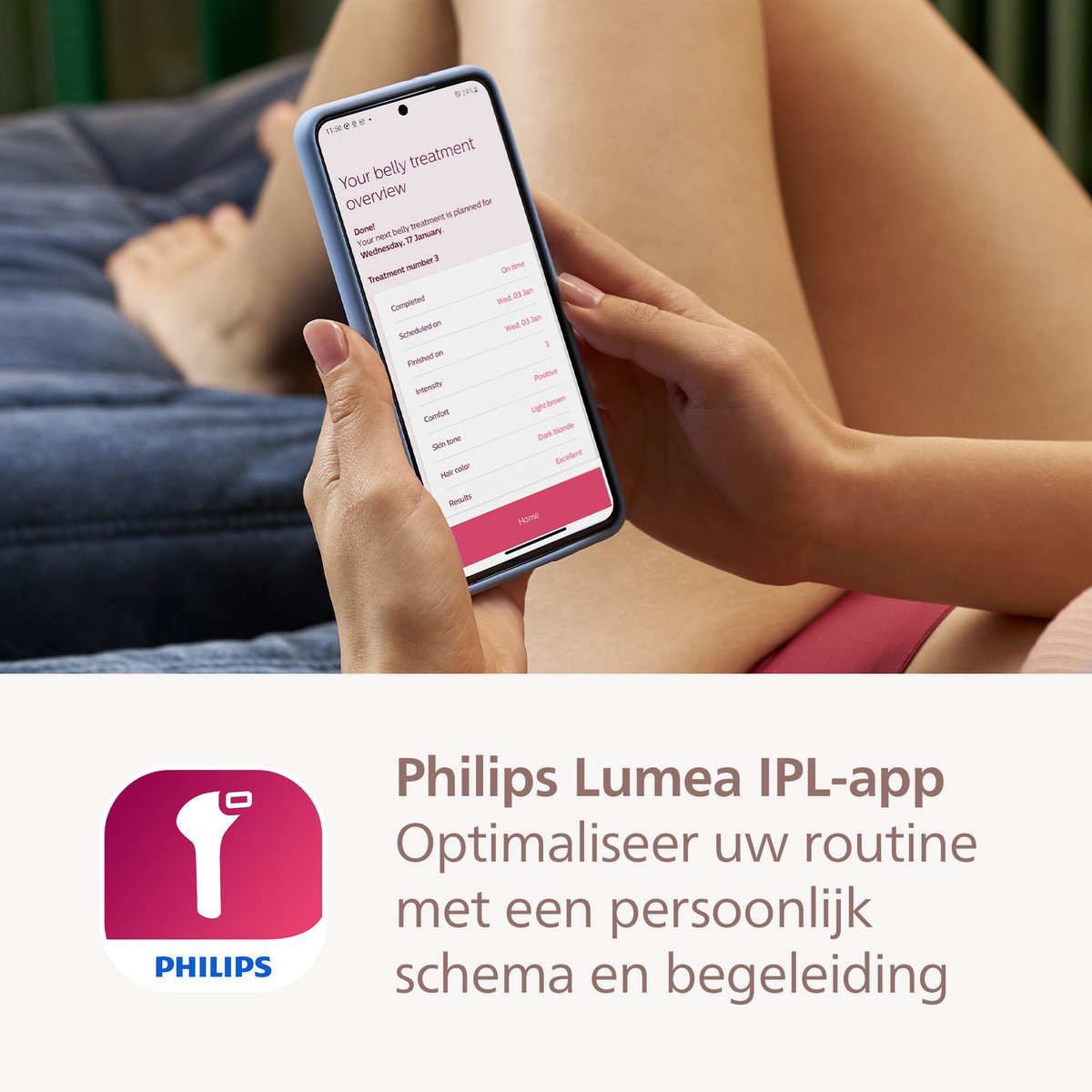 Philips Lumea Prestige 8000 IPL Ontharing BRI949/00: Effectieve Haarvermindering met 4 Opzetstukken - MR commerce