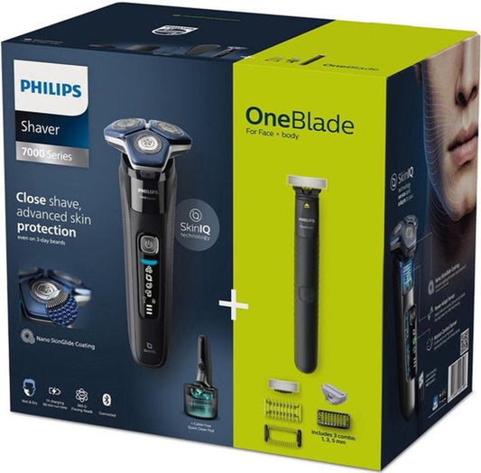 Philips Series 7000 S7886/78 Nat & Droog Elektrisch Scheerapparaat met OneBlade - MR commerce