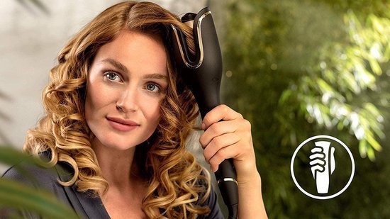 Philips Series 8000 StyleCare Prestige Automatic Curling Iron BHB876/00 Black - MR commerce