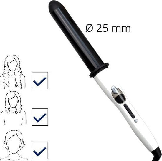 Philips Series 8000 StyleCare Prestige Automatic Curling Iron BHB876/00 Black - MR commerce