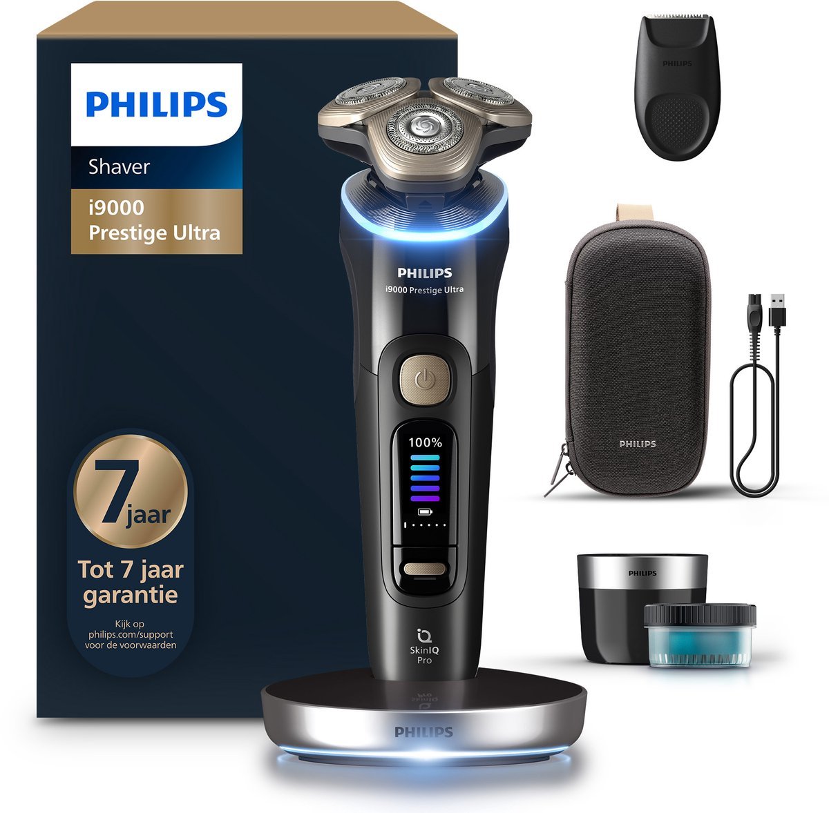 Philips Shaver i9000 Prestige Ultra Elektrisch Scheerapparaat met UV Oplaadcase - MR commerce