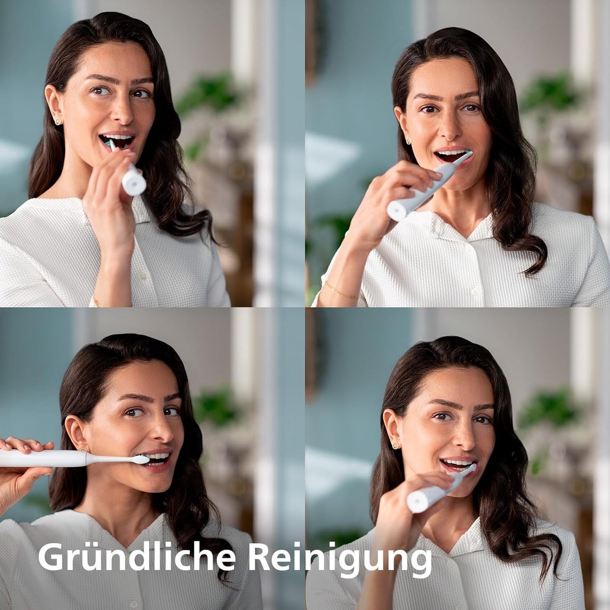 Philips Sonicare 4100 HX3683/33 Elektrische Tandenborstel Wit met Reisetui en Druksensor - MR commerce