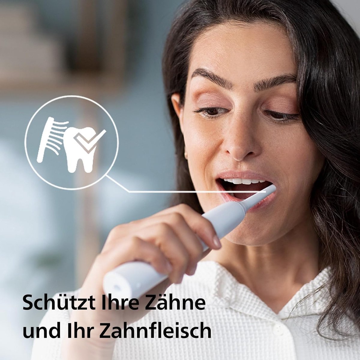 Philips Sonicare 4100 HX3683/33 Elektrische Tandenborstel Wit met Reisetui en Druksensor - MR commerce