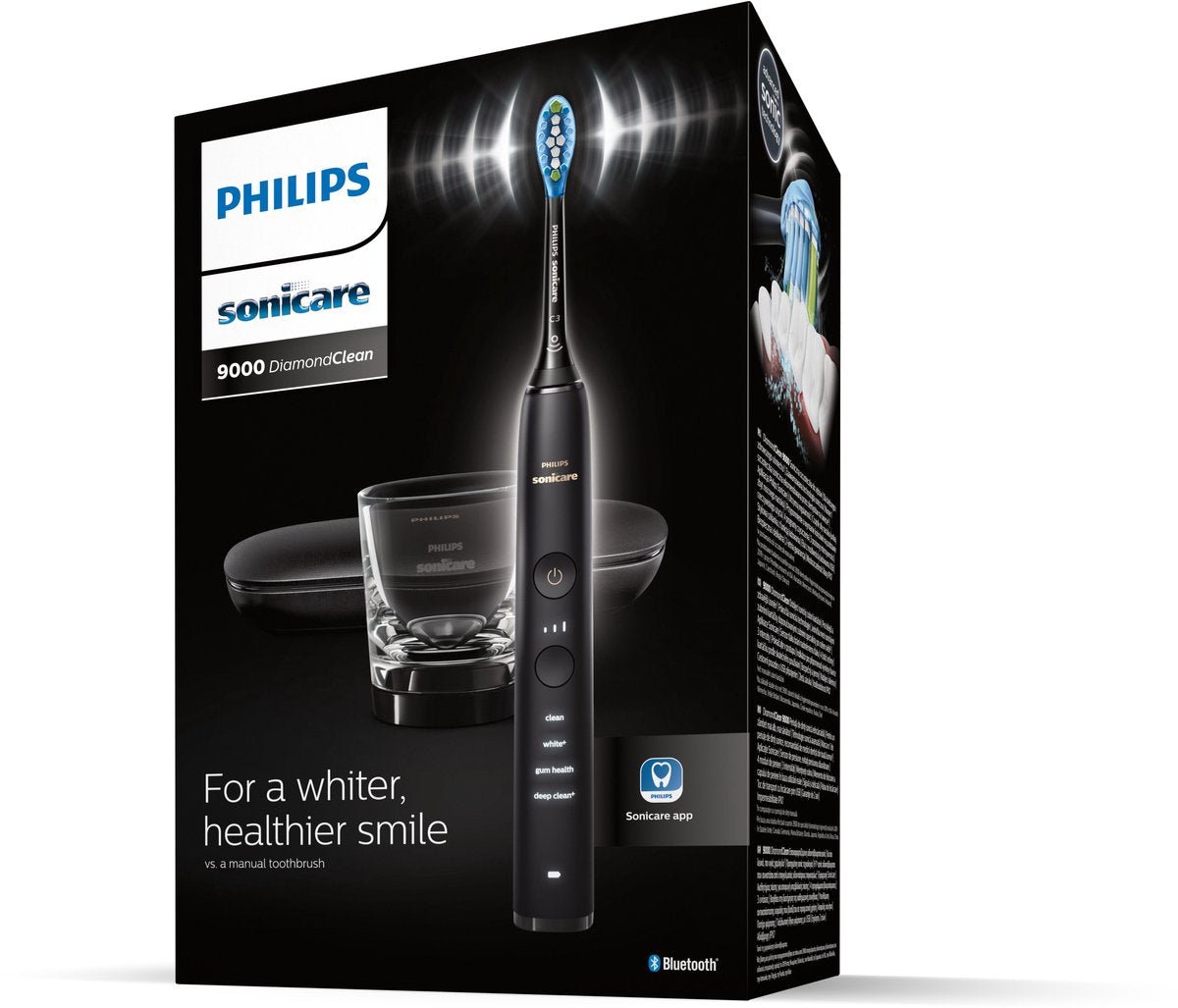 Philips Sonicare DiamondClean 9000 Elektrische Tandenborstel Zwart HX9911/09 - MR commerce