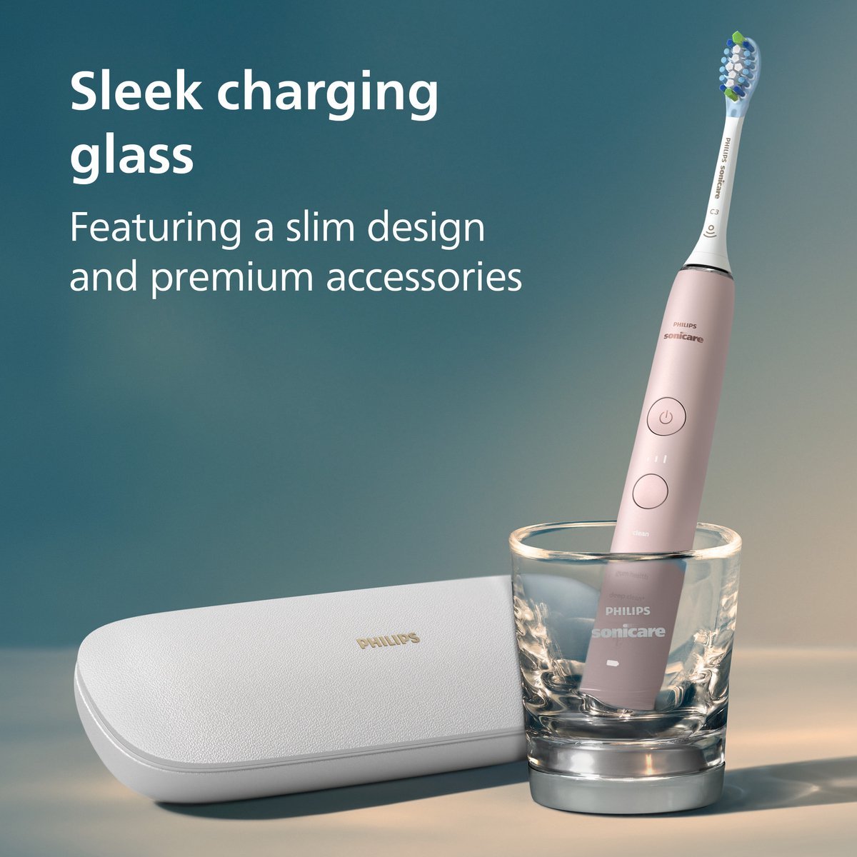 Philips Sonicare DiamondClean 9000 Sonische Elektrische Tandenborstel Lichtroze HX9911/29 - MR commerce