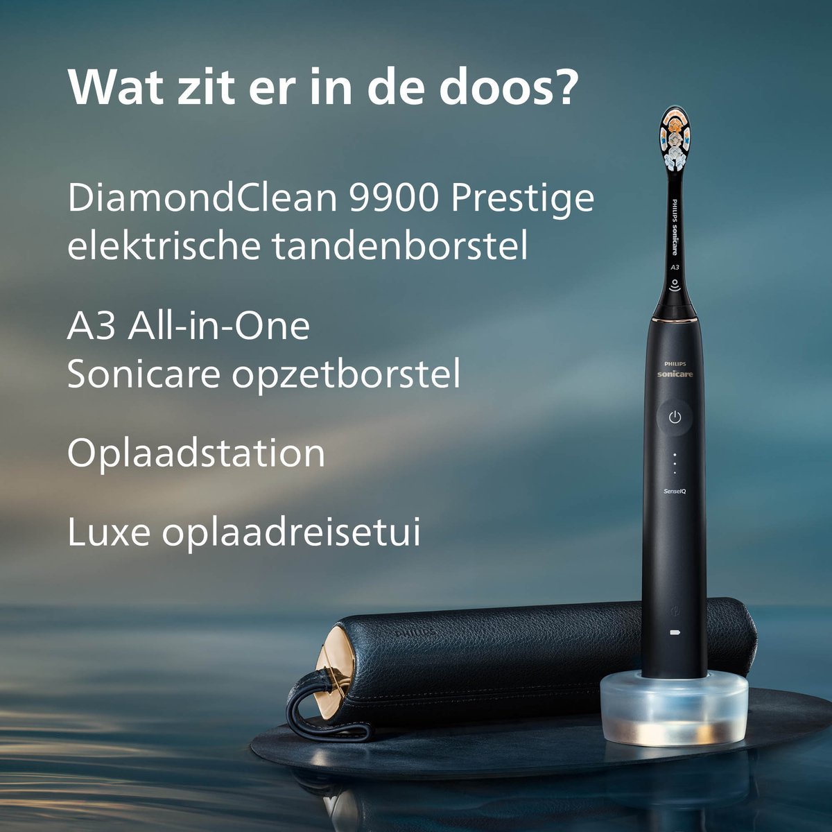 Philips Sonicare DiamondClean Prestige 9900 HX9992/12 Elektrische Tandenborstel met SenseIQ AI - MR commerce