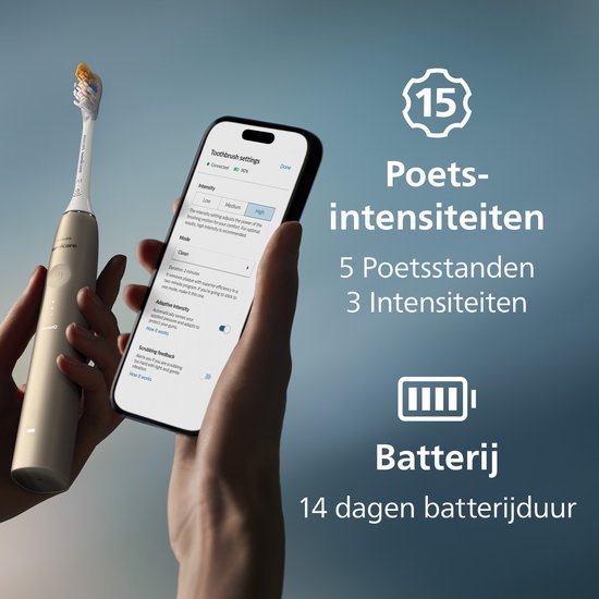 Philips Sonicare DiamondClean Prestige 9900: Slimme Elektrische Tandenborstel met SenseIQ AI | HX9992/11 - MR commerce