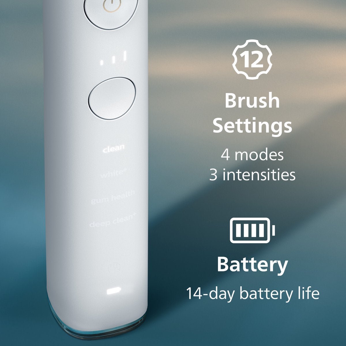 Philips Sonicare DiamondClean Smart 9000 Elektrische Tandenborstel Wit met Oplaadglas - MR commerce
