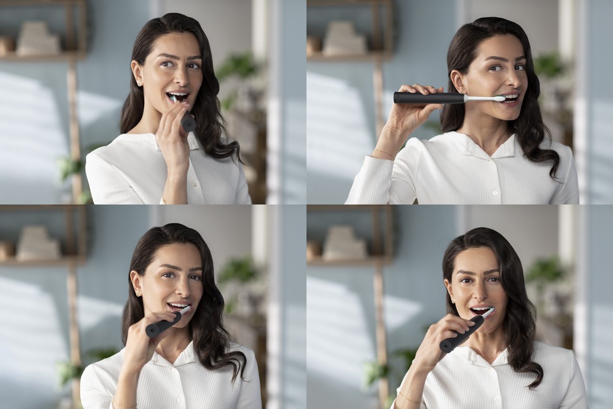 Philips Sonicare Series 3100 HX3673/14 Elektrische Tandenborstel Zwart met Druksensor - MR commerce