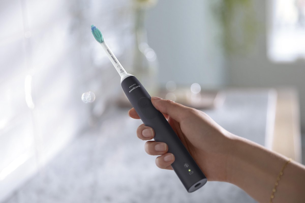 Philips Sonicare Series 3100 HX3673/14 Elektrische Tandenborstel Zwart met Druksensor - MR commerce