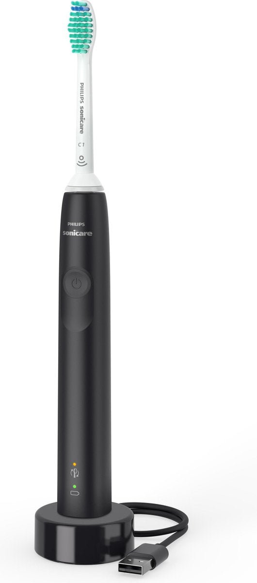 Philips Sonicare Series 3100 HX3673/14 Elektrische Tandenborstel Zwart met Druksensor - MR commerce