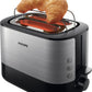 Philips Viva HD2637/90 Broodrooster met Extra Brede Sleuven - Zwart - MR commerce