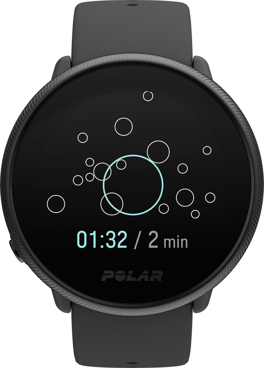 Polar Ignite 2 Fitness Smartwatch met GPS Hartslag Sleep Tracking Zwart/Parel S - L - MR commerce