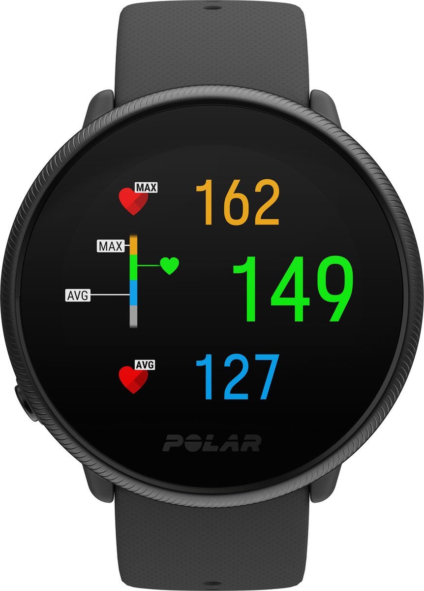 Polar Ignite 2 Fitness Smartwatch met GPS Hartslag Sleep Tracking Zwart/Parel S - L - MR commerce
