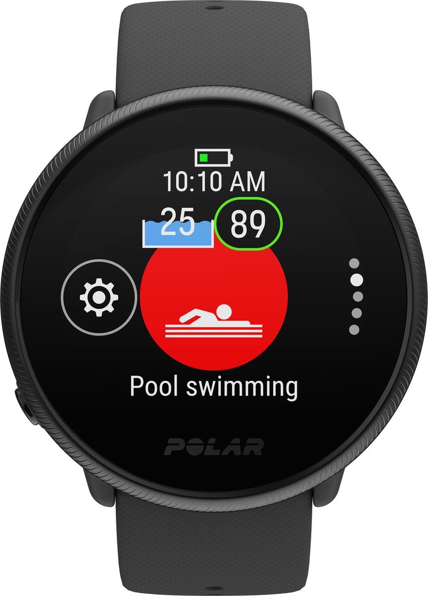 Polar Ignite 2 Fitness Smartwatch met GPS Hartslag Sleep Tracking Zwart/Parel S - L - MR commerce