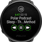 Polar Ignite 2 Fitness Smartwatch met GPS Hartslag Sleep Tracking Zwart/Parel S - L - MR commerce
