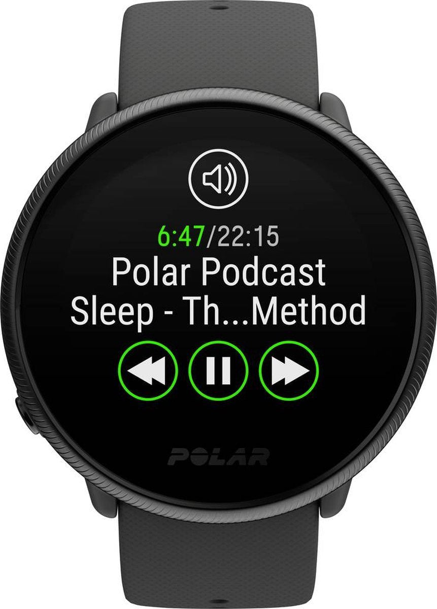Polar Ignite 2 Fitness Smartwatch met GPS Hartslag Sleep Tracking Zwart/Parel S - L - MR commerce