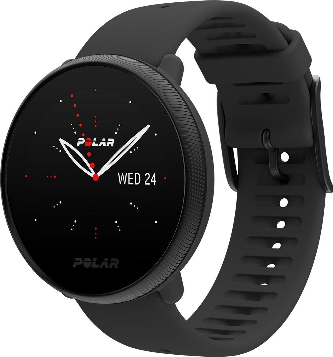 Polar Ignite 2 Fitness Smartwatch met GPS Hartslag Sleep Tracking Zwart/Parel S - L - MR commerce