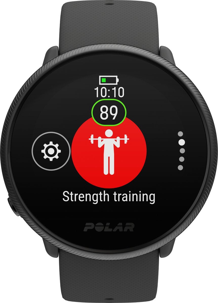 Polar Ignite 2 Fitness Smartwatch met GPS Hartslag Sleep Tracking Zwart/Parel S - L - MR commerce