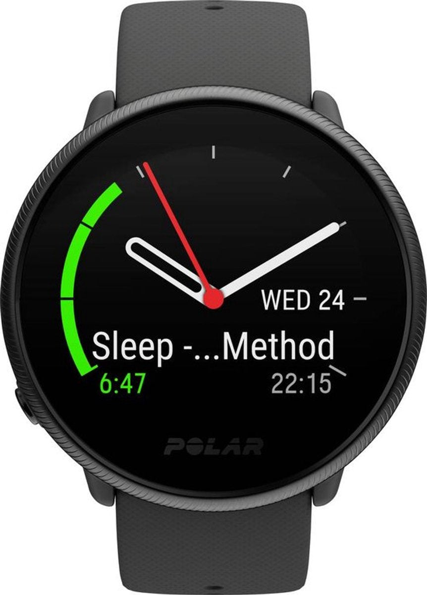 Polar Ignite 2 Fitness Smartwatch met GPS Hartslag Sleep Tracking Zwart/Parel S - L - MR commerce