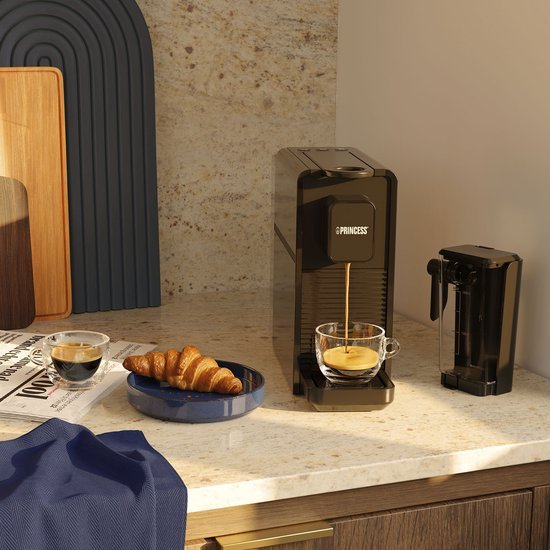 Princess 249455 Capsule Koffiemachine met Melkopschuimer voor Nespresso - MR commerce