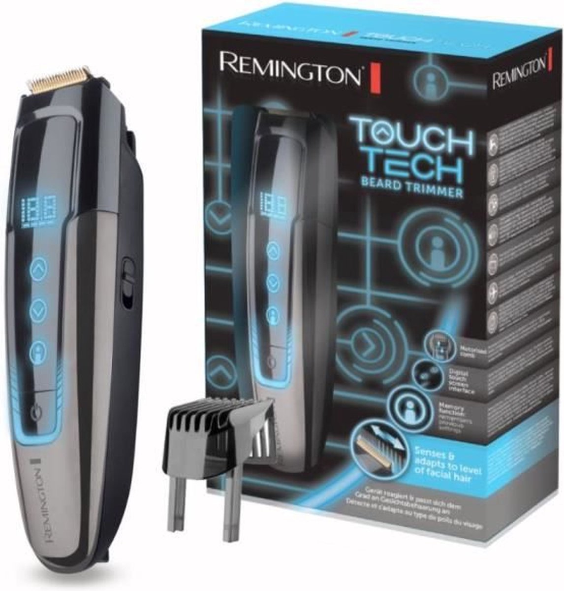 Remington TouchTech MB4700 Baardtrimmer met 175 Lengte - instellingen en Touchscreen - MR commerce