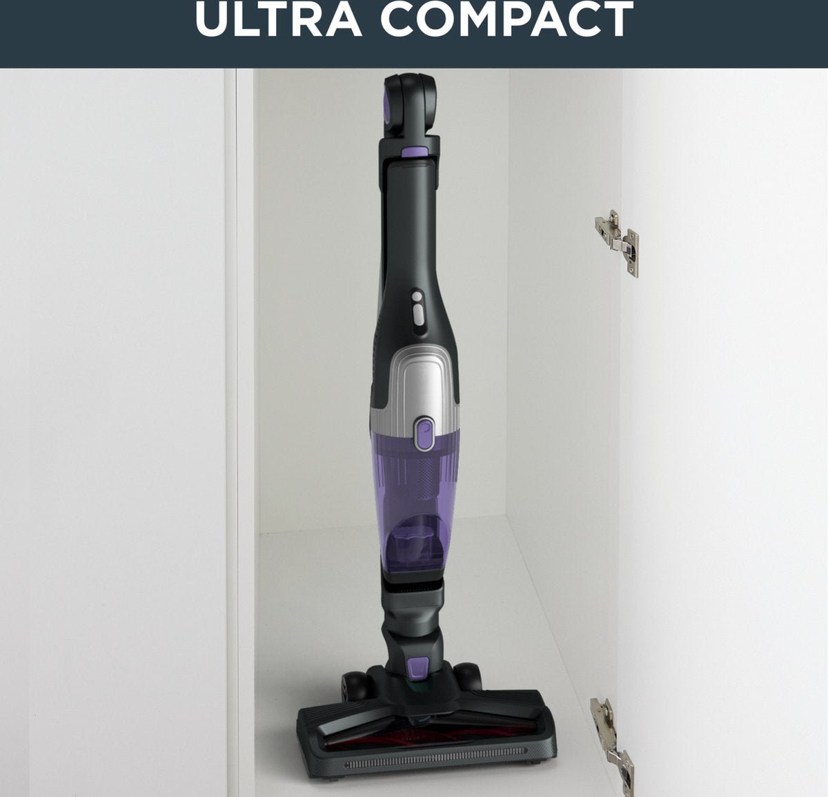 Rowenta X - Trem Compact RH1238 Draadloze Steelstofzuiger - 2 - in - 1 met LED - Zuigmond - MR commerce