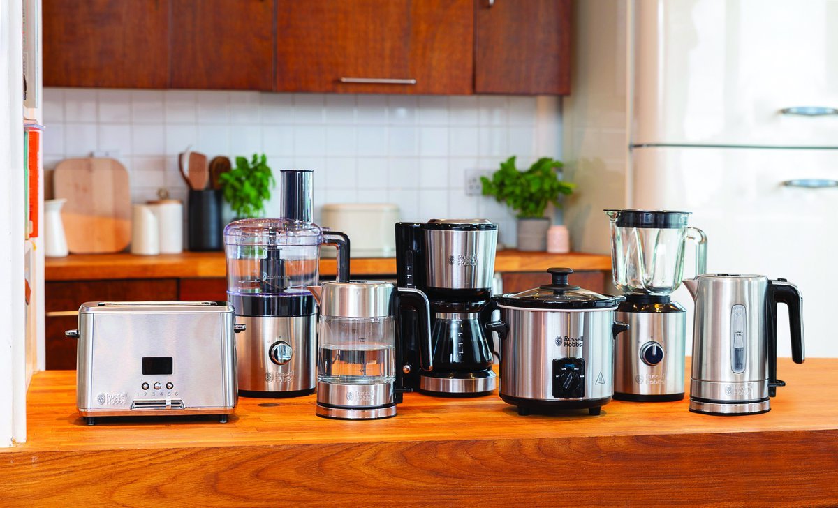 Russell Hobbs Compact Home Koffiezetapparaat Zilver 740ml Glazen Kan 24210 - 56 - MR commerce