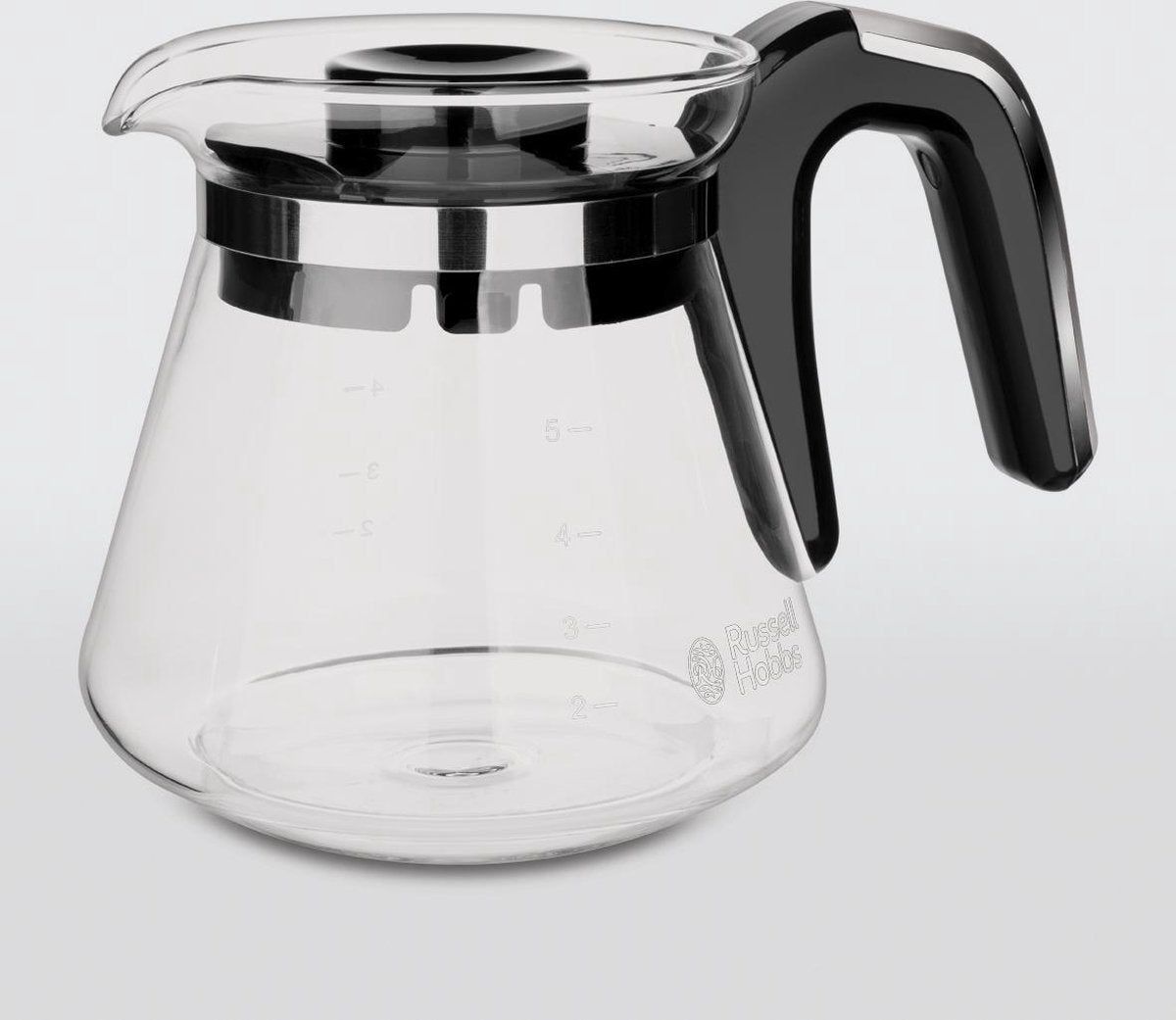 Russell Hobbs Compact Home Koffiezetapparaat Zilver 740ml Glazen Kan 24210 - 56 - MR commerce
